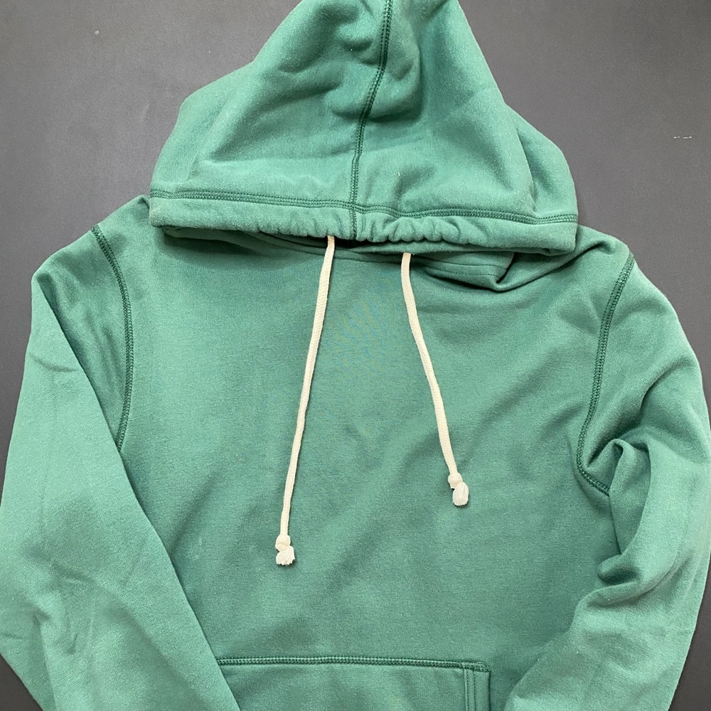 Green hoodie
